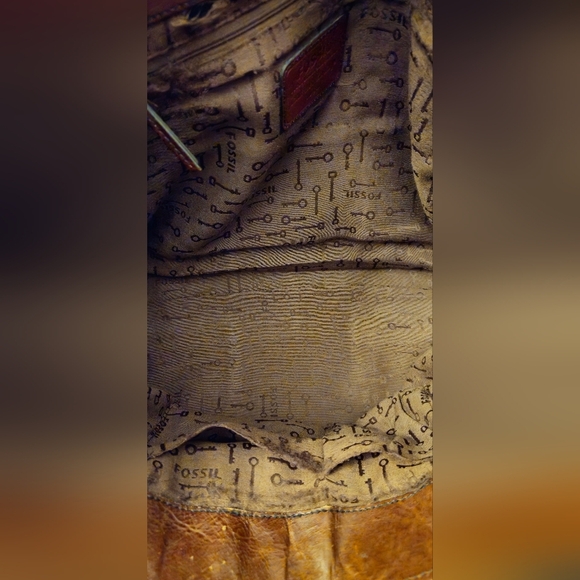 Fossil Vintage Rare Reissued Weekender Brown and Multicolor Satchel - Picture 14 of 16